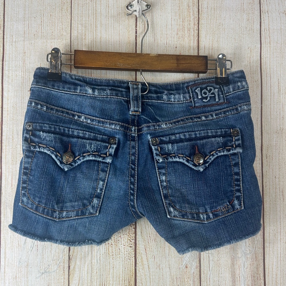1921  Western Glove Cut Off Denim Shorts